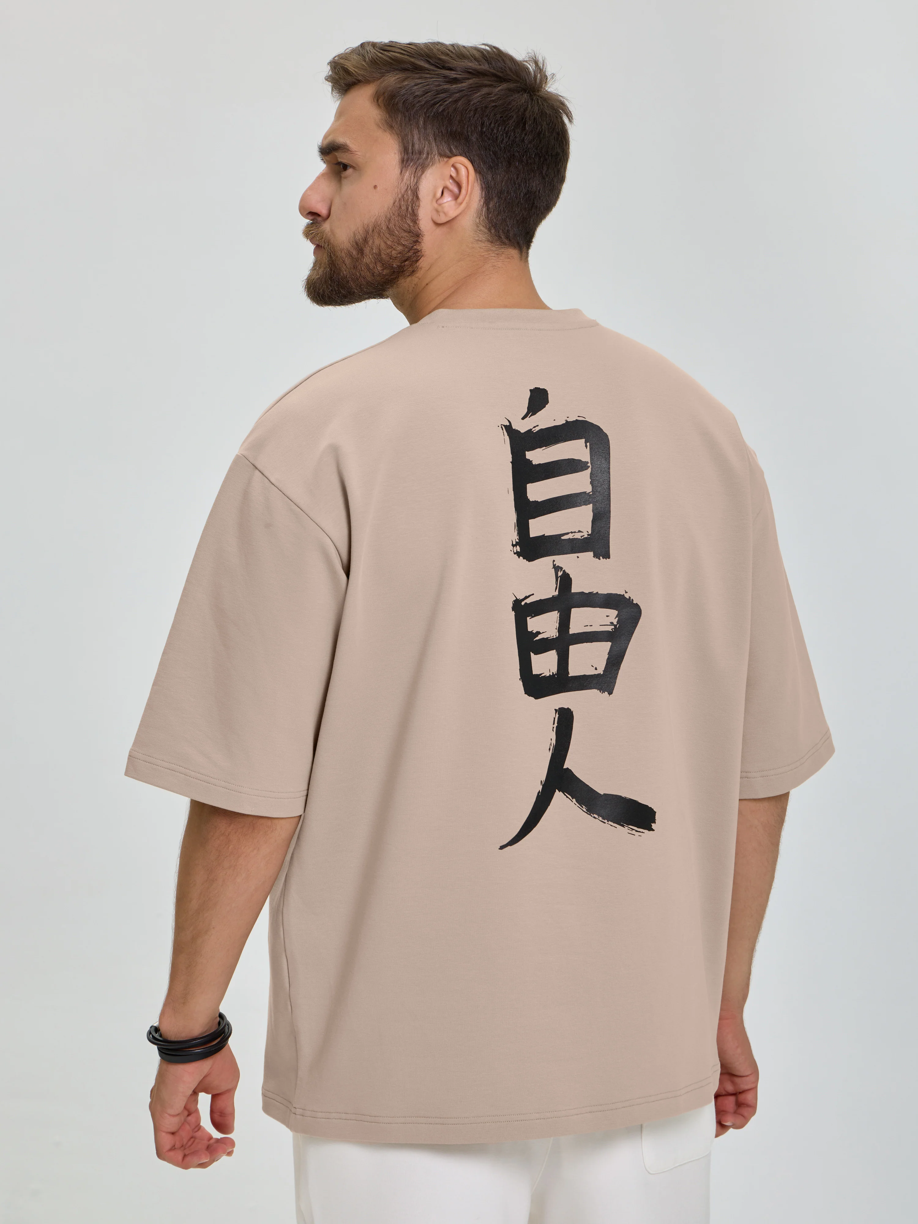 Футболка премиум песчаная Свободный Дух